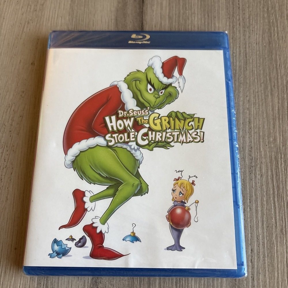 Dr Seuss' How The Grinch Stole Christmas (Blu-Ray, 2009) NEW/SEALED!